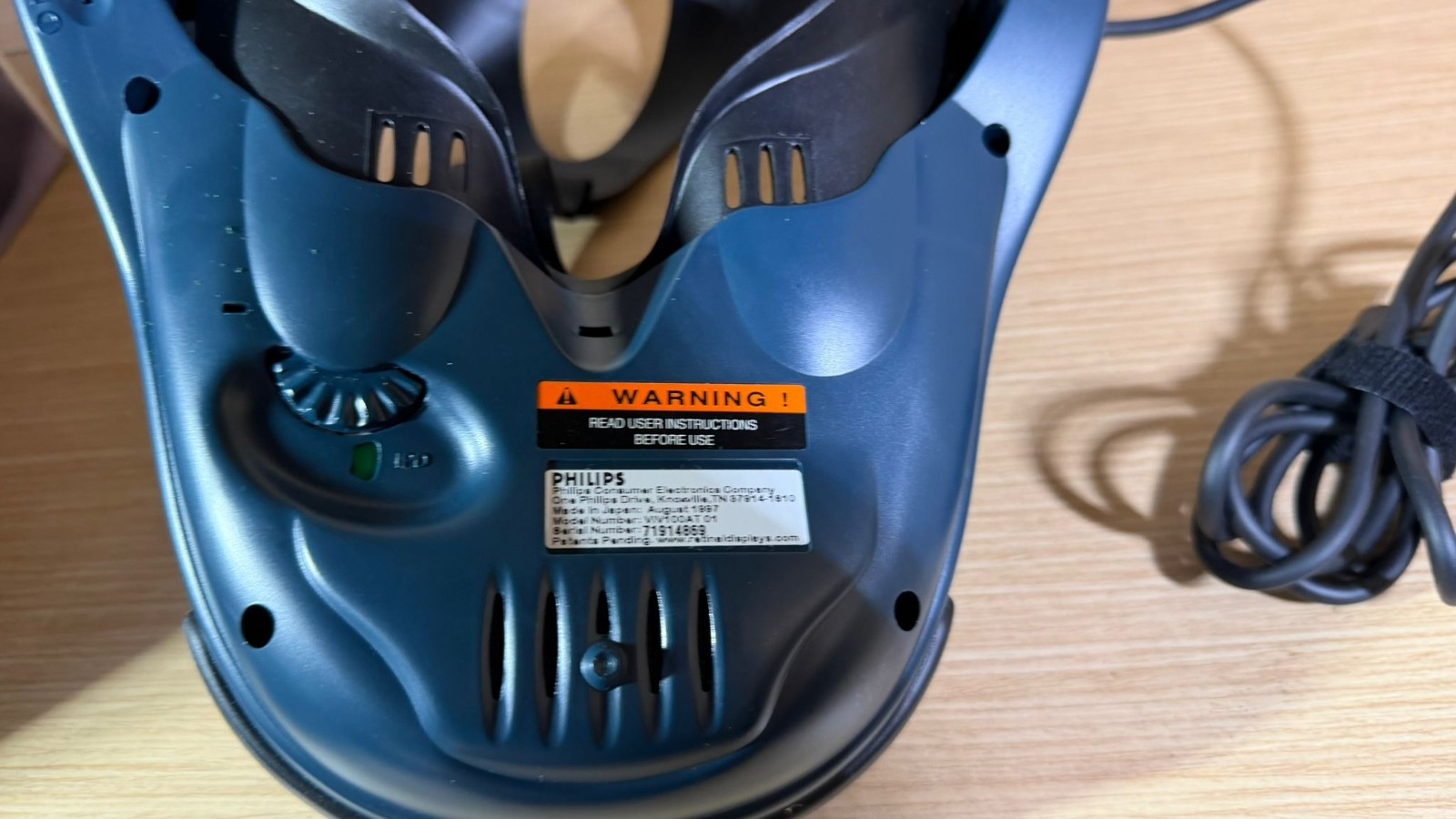 READ INFO – Philips Magnavox Scuba V1V100 Virtual Immersive visor boy n64 ps1