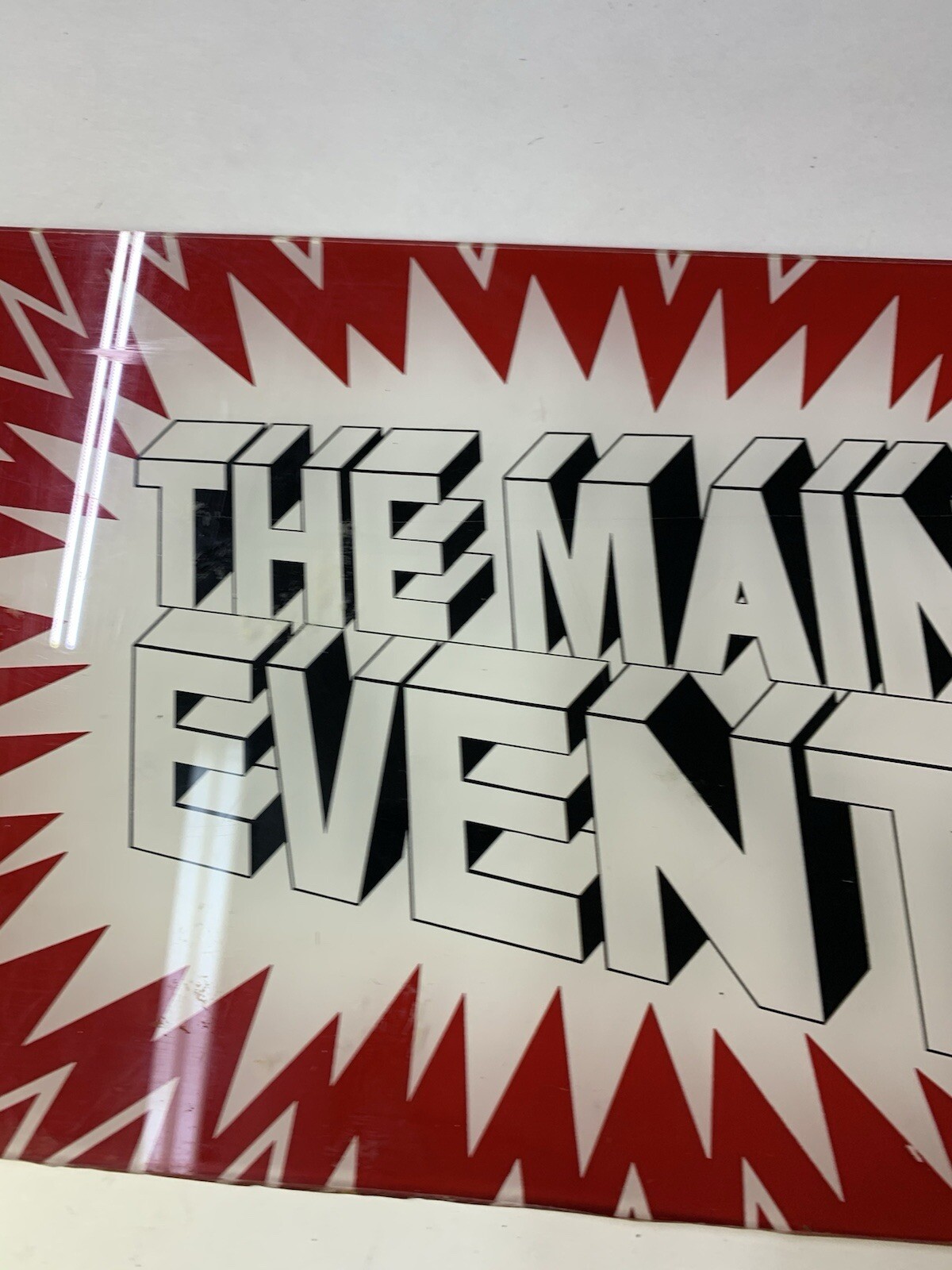 Vintage Arcade Video Game Original Konami Marquee “Main Event”