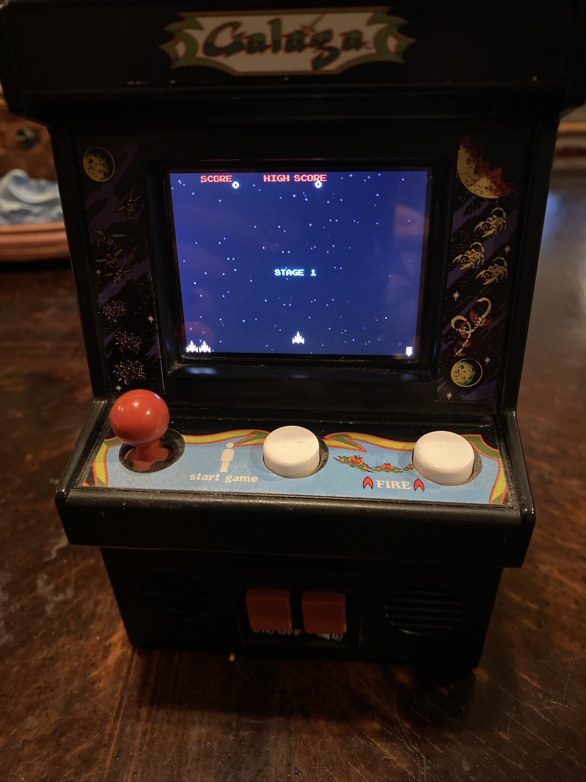 Arcade Classics Galaga Retro Mini Arcade Game 09622 Works