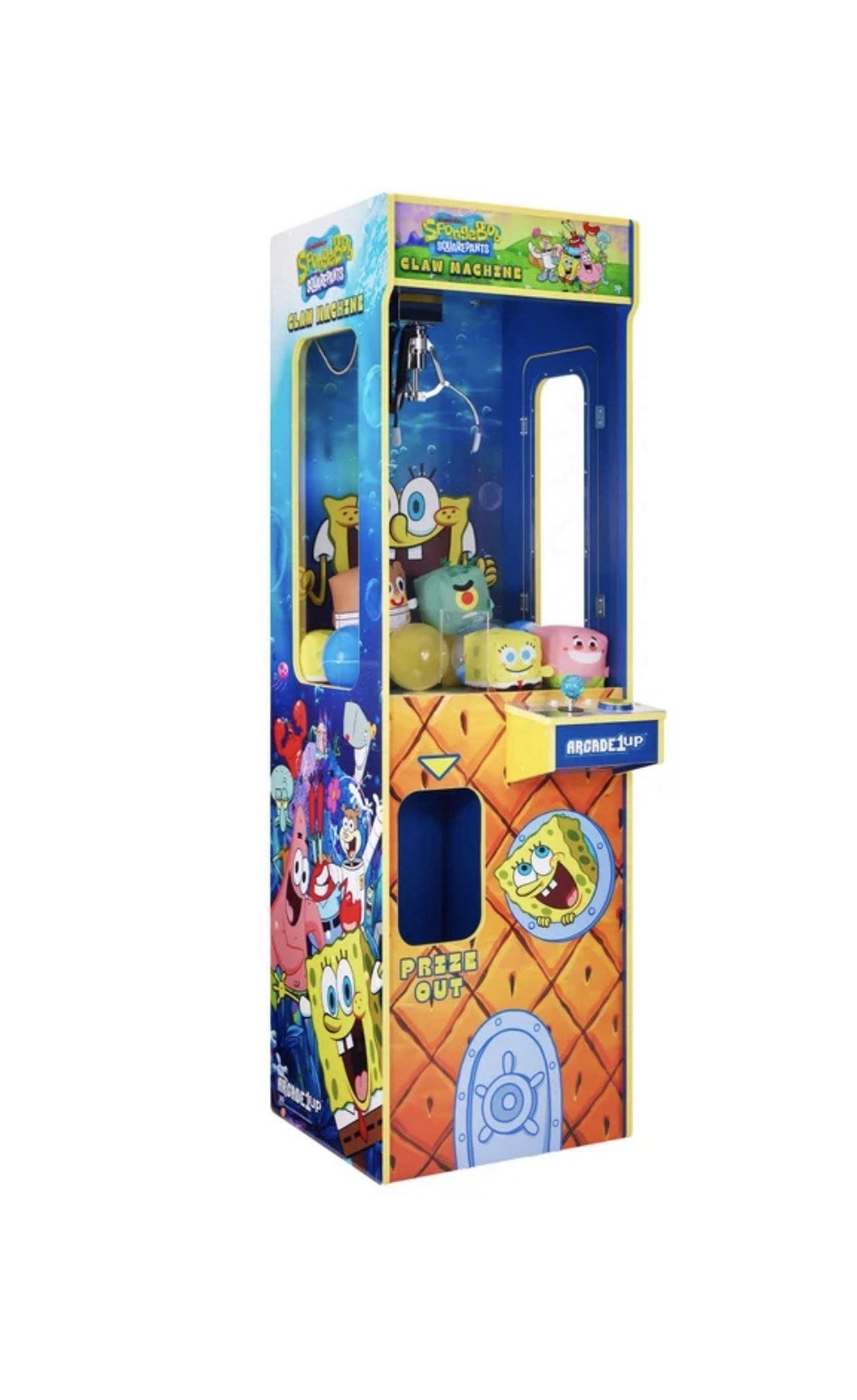 Arcade1Up SpongeBob SquarePants Claw Machine Brand New In Box Sealed
