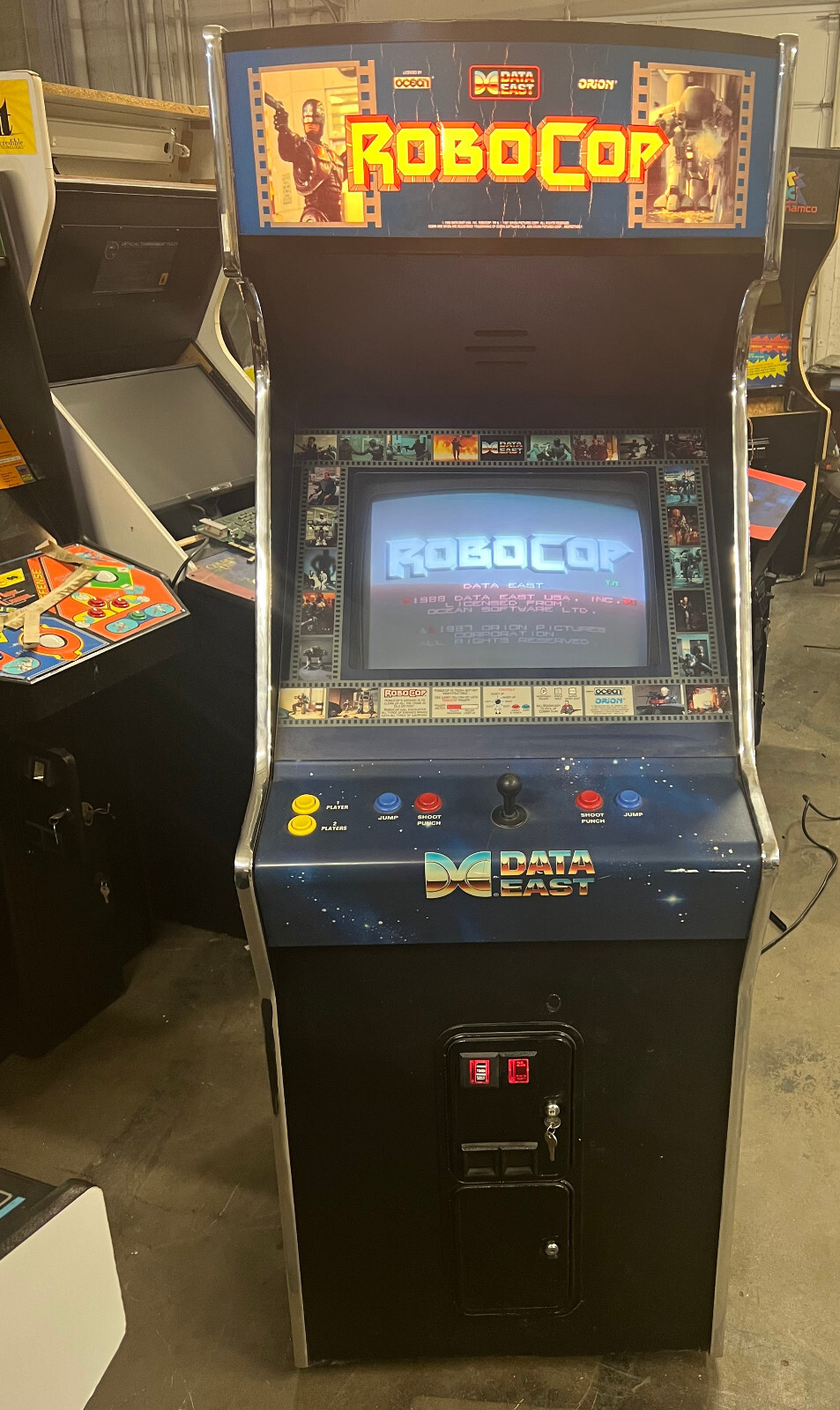 ROBOCOP ARCADE MACHINE by DATAEAST 1988 (Excellent Condition) *RARE*