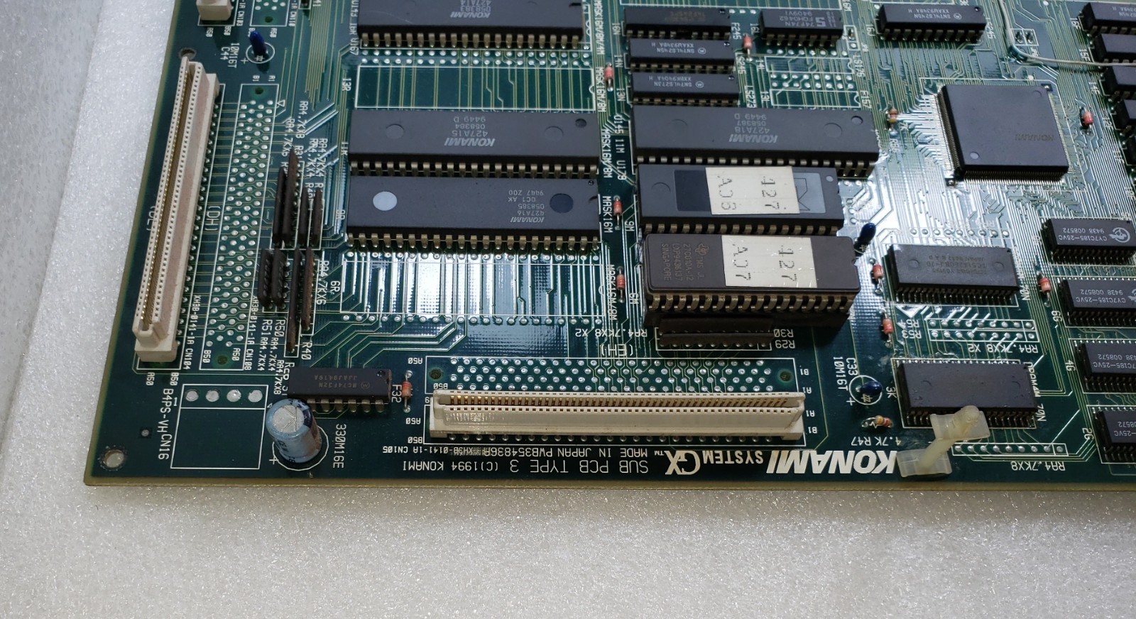 Konami System GX SUB PCB TYPE 3 PWB 354836A Video Arcade Game