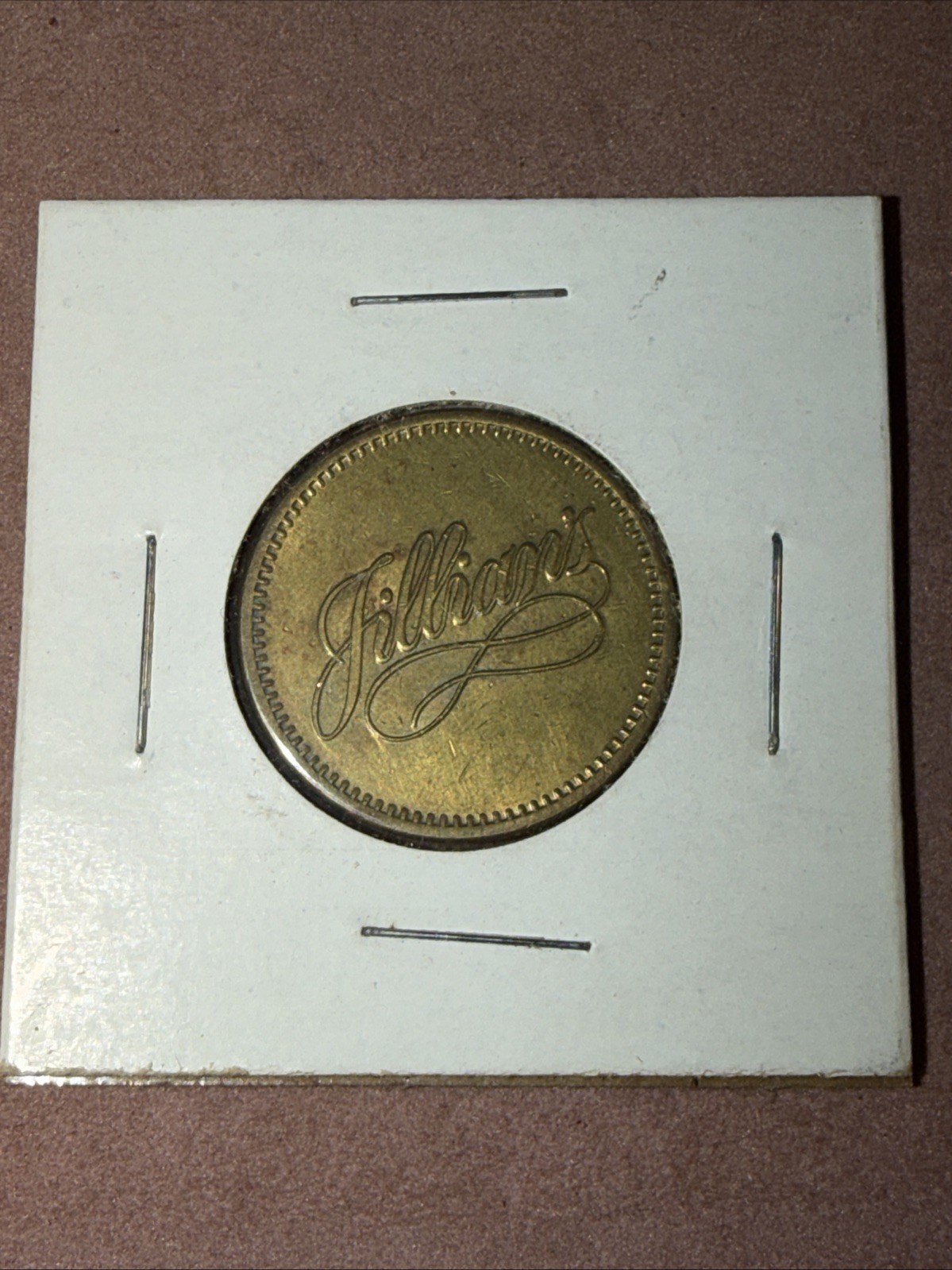 Jillian’s Vintage Arcade Gaming Token Automatic Game Vending Machine Coin