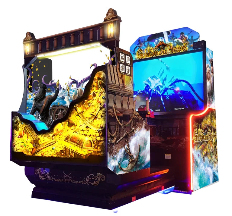 Bandai Namco GoldStorm Pirates Arcade Game Machine – 2 Player Shooter, FREE SHIP