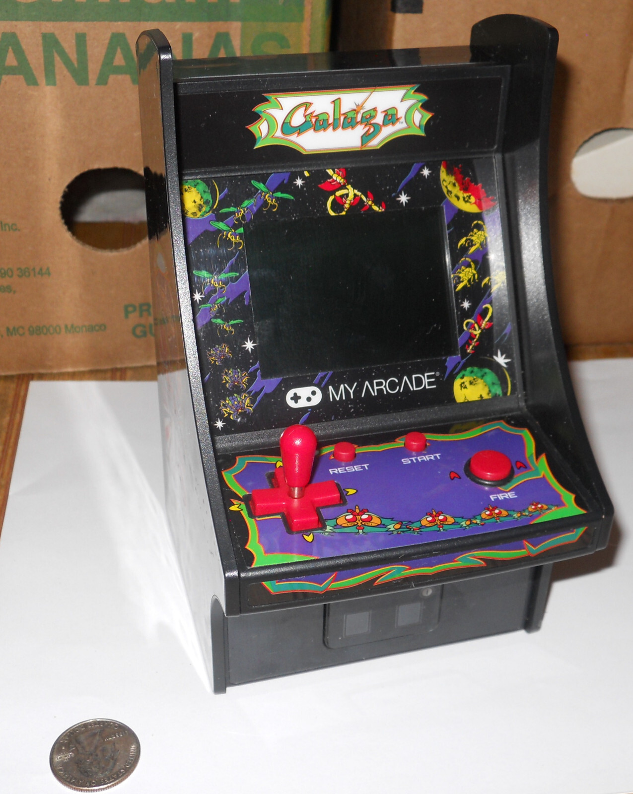 My Arcade Micro Player Mini Arcade Machine: GALAGA Video Game Retrocade