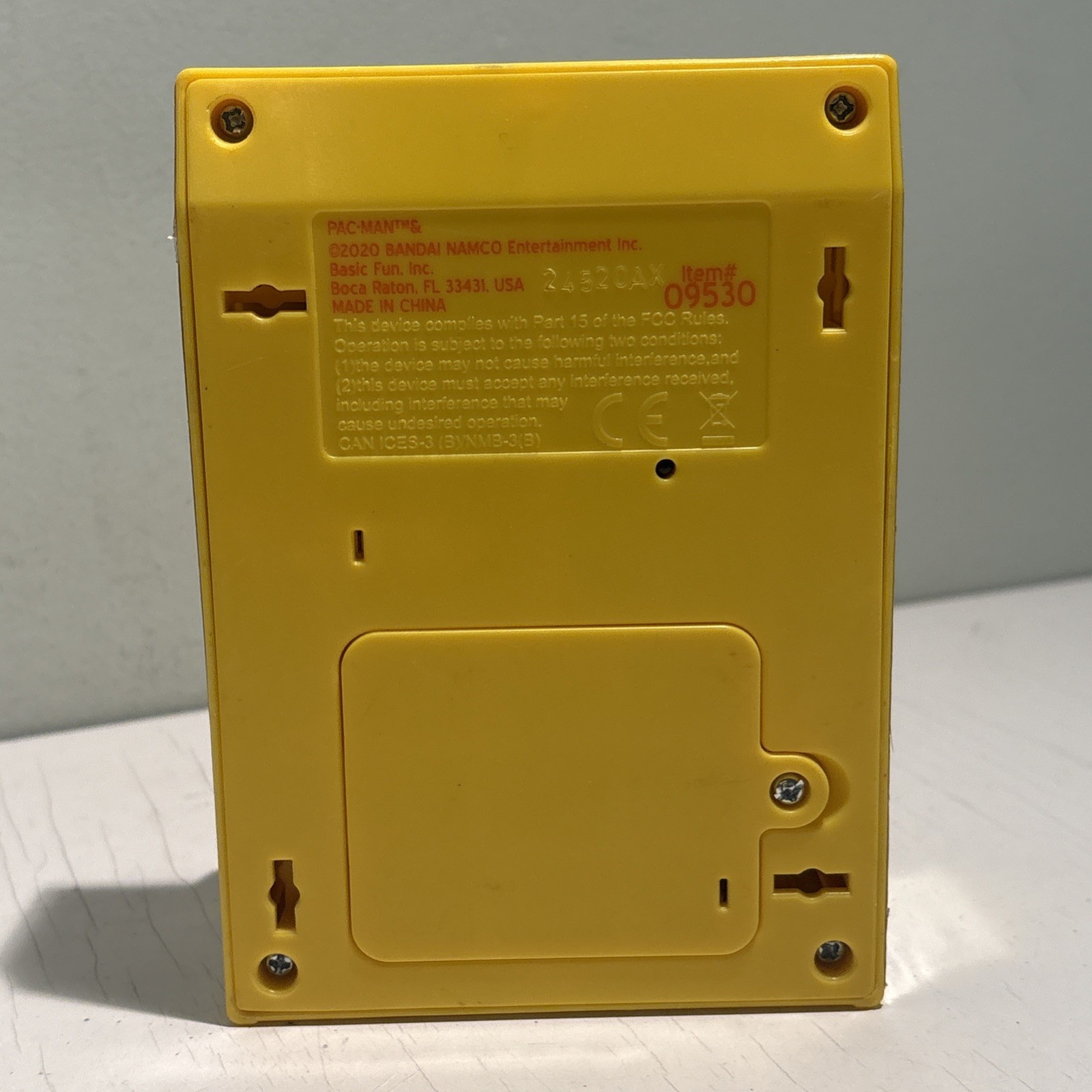 Pac-Man Retro Mini Arcade Handheld Video Game Classic Item Number 09530