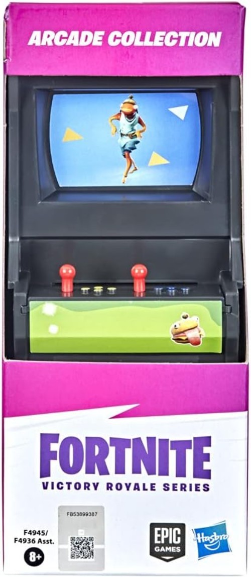 Victory Royale 6-Inch Arcade Toy with Retro Theme – 3 Accessories Included