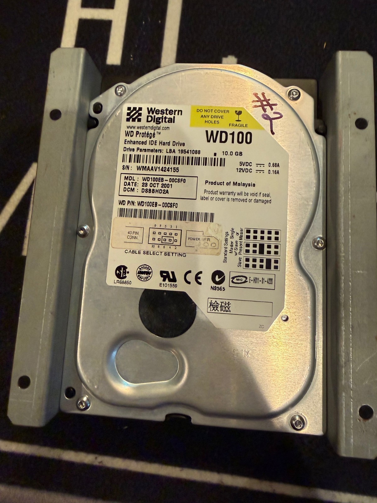 Incredible Technologies Golf Fore 2003 V3.00.07 10GB IDE Hard Drive WD100 (Lt#2)