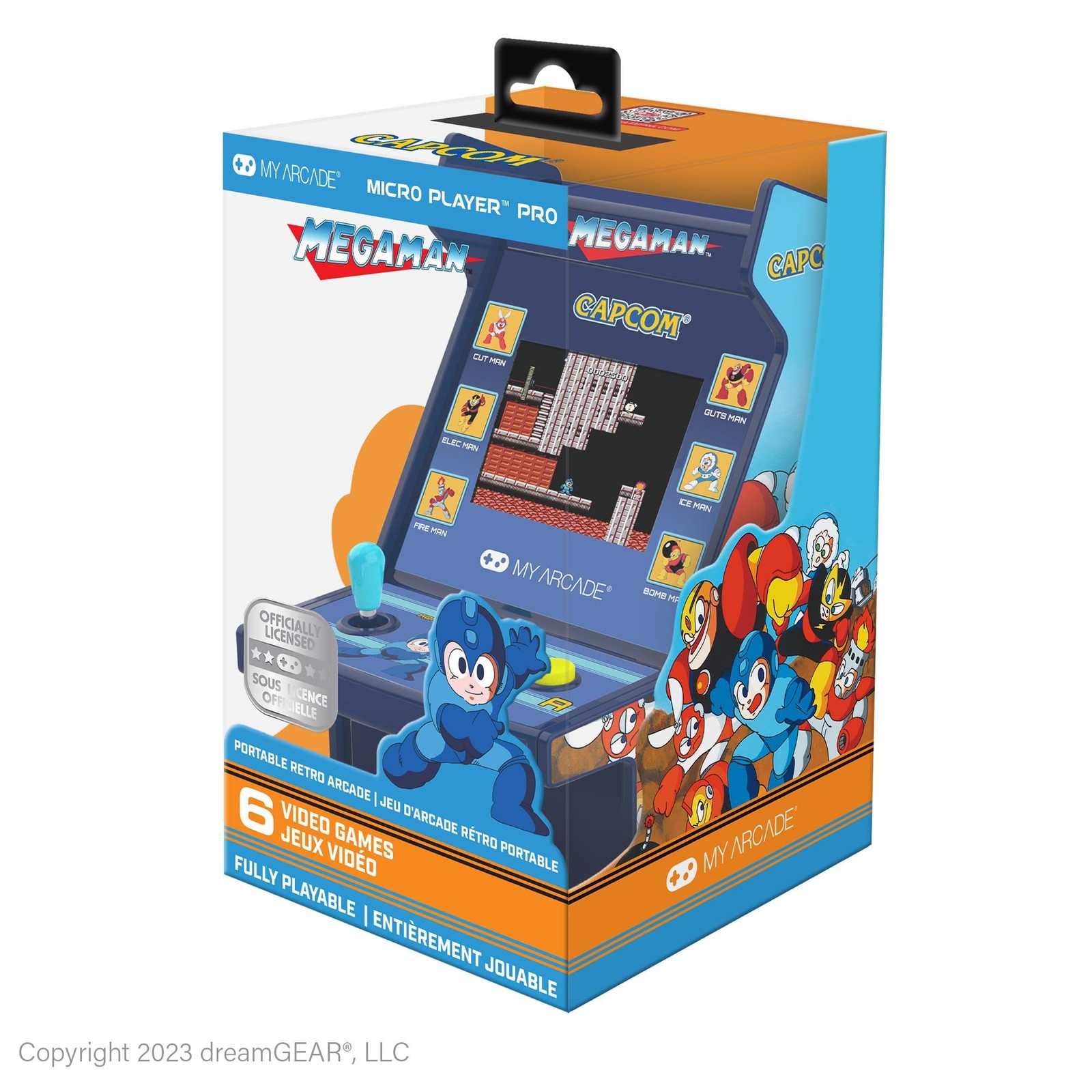 My Arcade Mega Man Micro Player Pro: Mega Man Retro Gaming Console Titles 1 T…