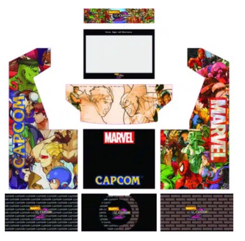 Custom Arcade Game: 500 in 1 | Full Sized 50″ LCD | Suzo Happ Controls | NEW!