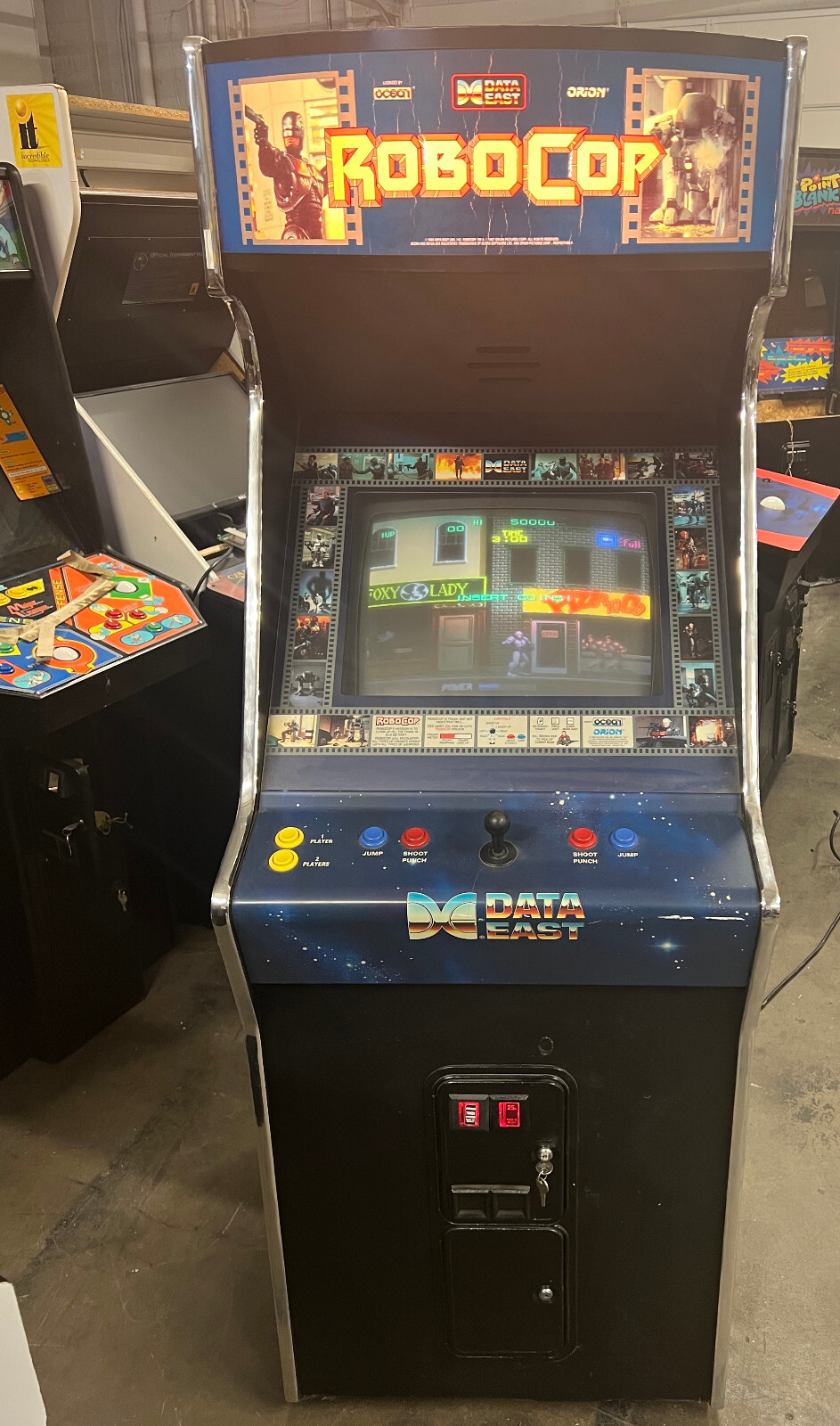 ROBOCOP ARCADE MACHINE by DATAEAST 1988 (Excellent Condition) *RARE*