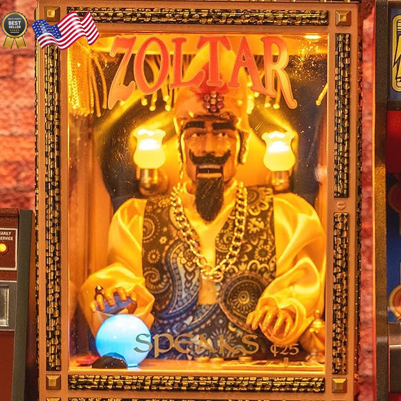 Zoltar Speaks Mini Replica Fortune Teller Machine 1/6 Scale Fully Animated