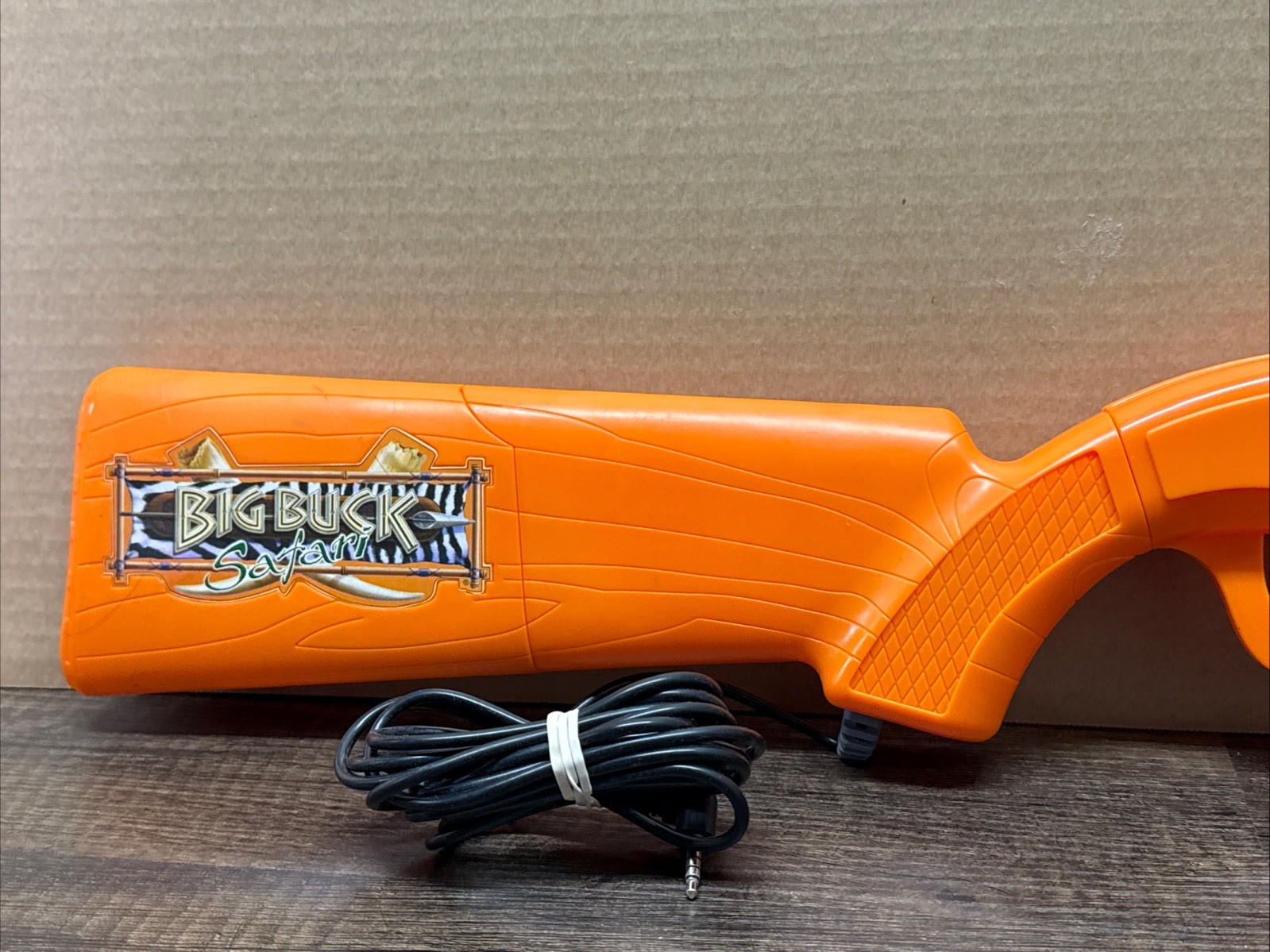 Big Buck Safari Pro Plug & Play TV Video Game Gun Controller TESTED Orange Only
