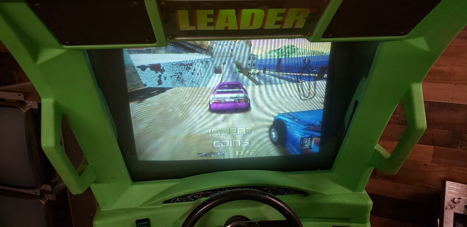 Rush the Rock Sit Down Driver Video Arcade Game, Atlanta, Working (#317)
