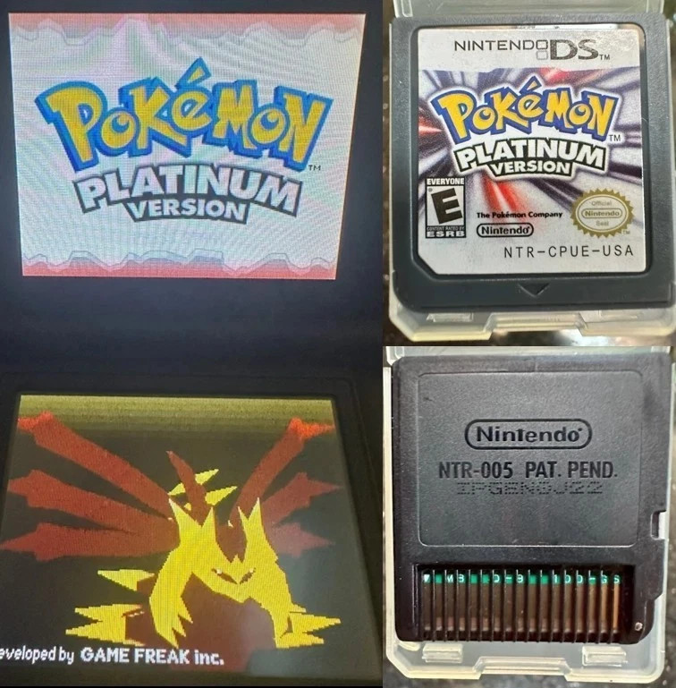 Pokemon Platinum Version for Nintendo DS Video Game Cartridge Only Test Working