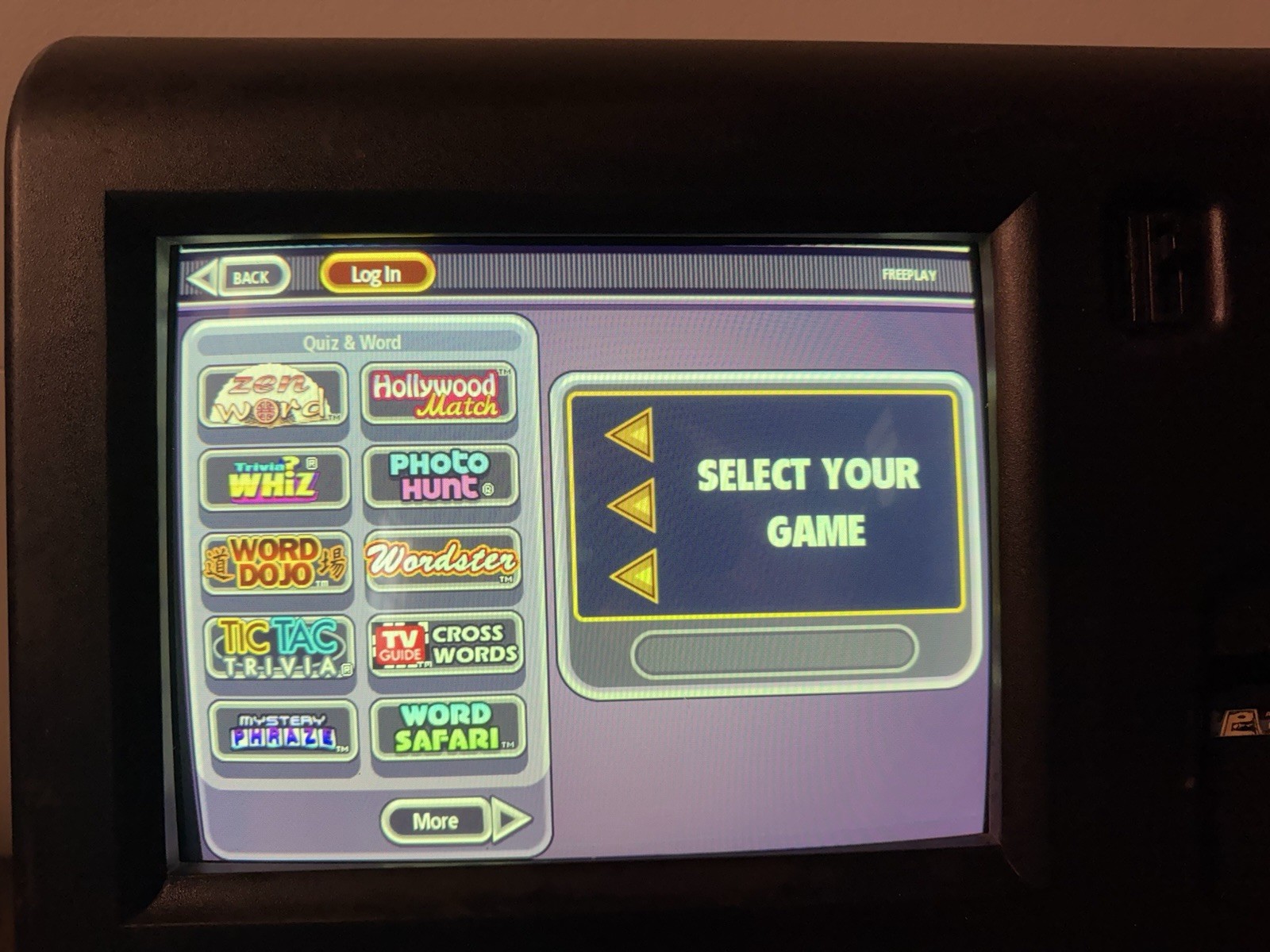 2008 Merit Megatouch Force Radion Bartop Touchscreen Arcade Game