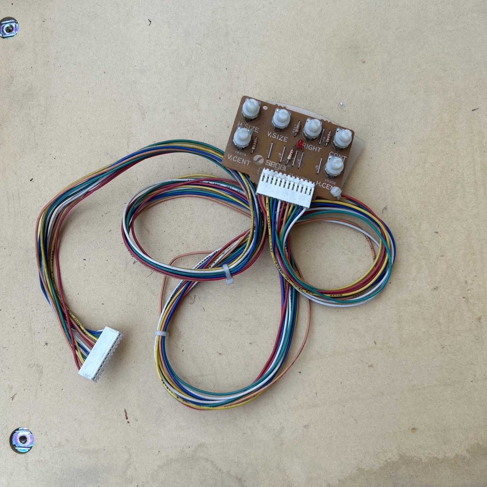Arcade Monitor Chassis Adjuster Segai Untested Pcb Game Part B21-12