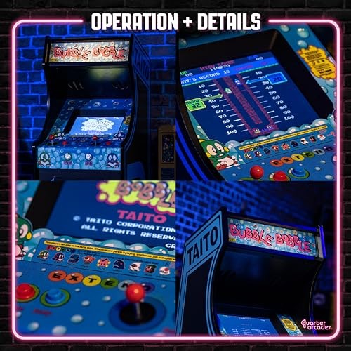 Numskull Quarter Arcades Bubble Bobble Collector’s Edition Mini Arcade 1/4