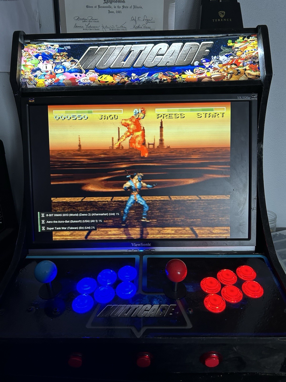 THE ULTIMATE CUSTOM Multicade Tabletop Bartop Arcade Cabinet Mini PC Build