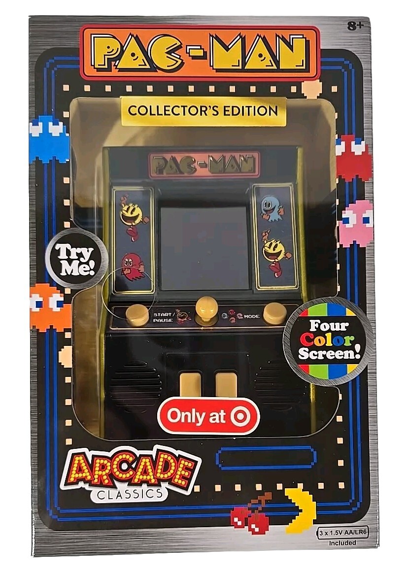 Pac-Man Collector’s Edition Arcade Classics Four Color Screen! NEW!
