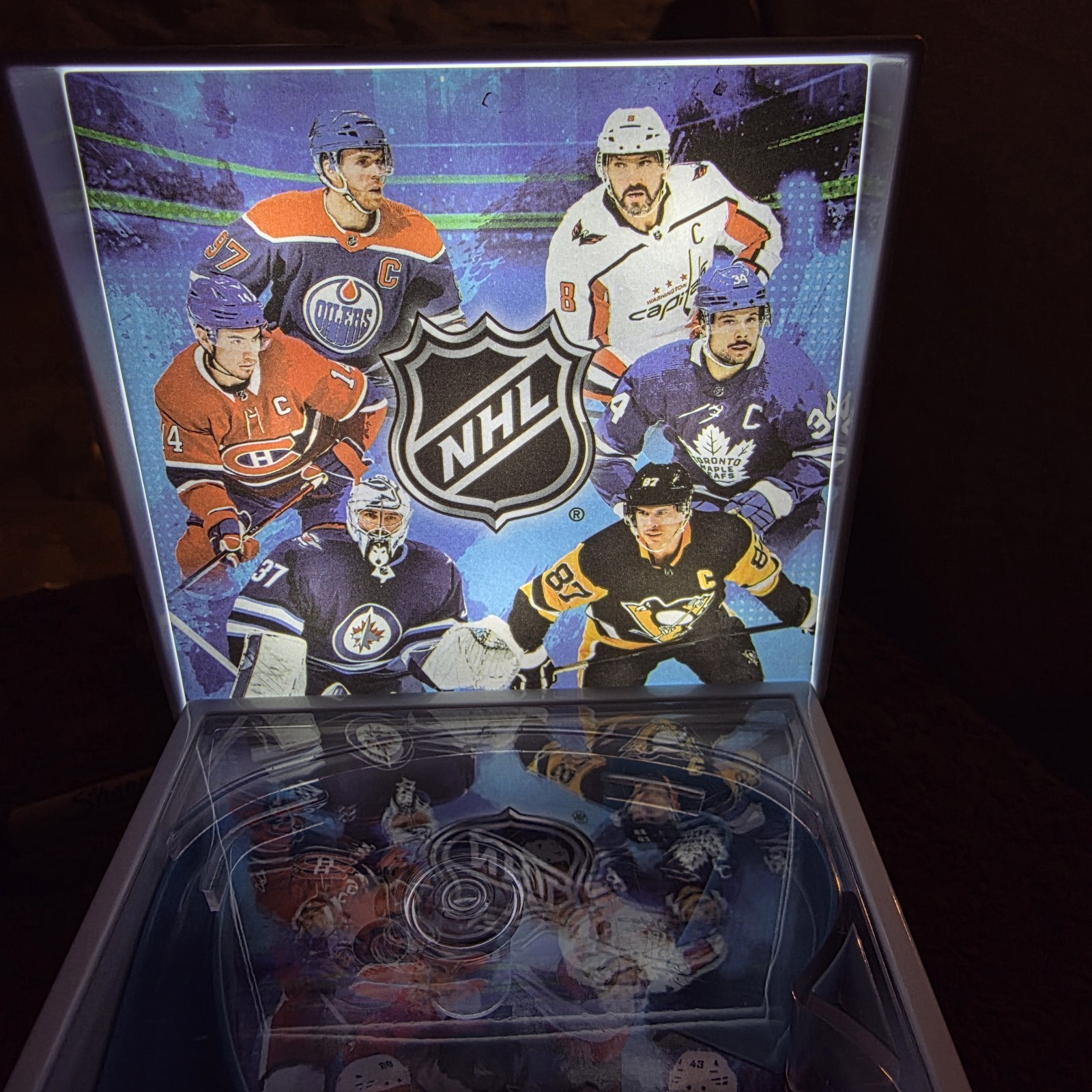 Merchant Ambassador NHL Hockey Mini Arcade Pinball Electronic Tabletop Toy Game
