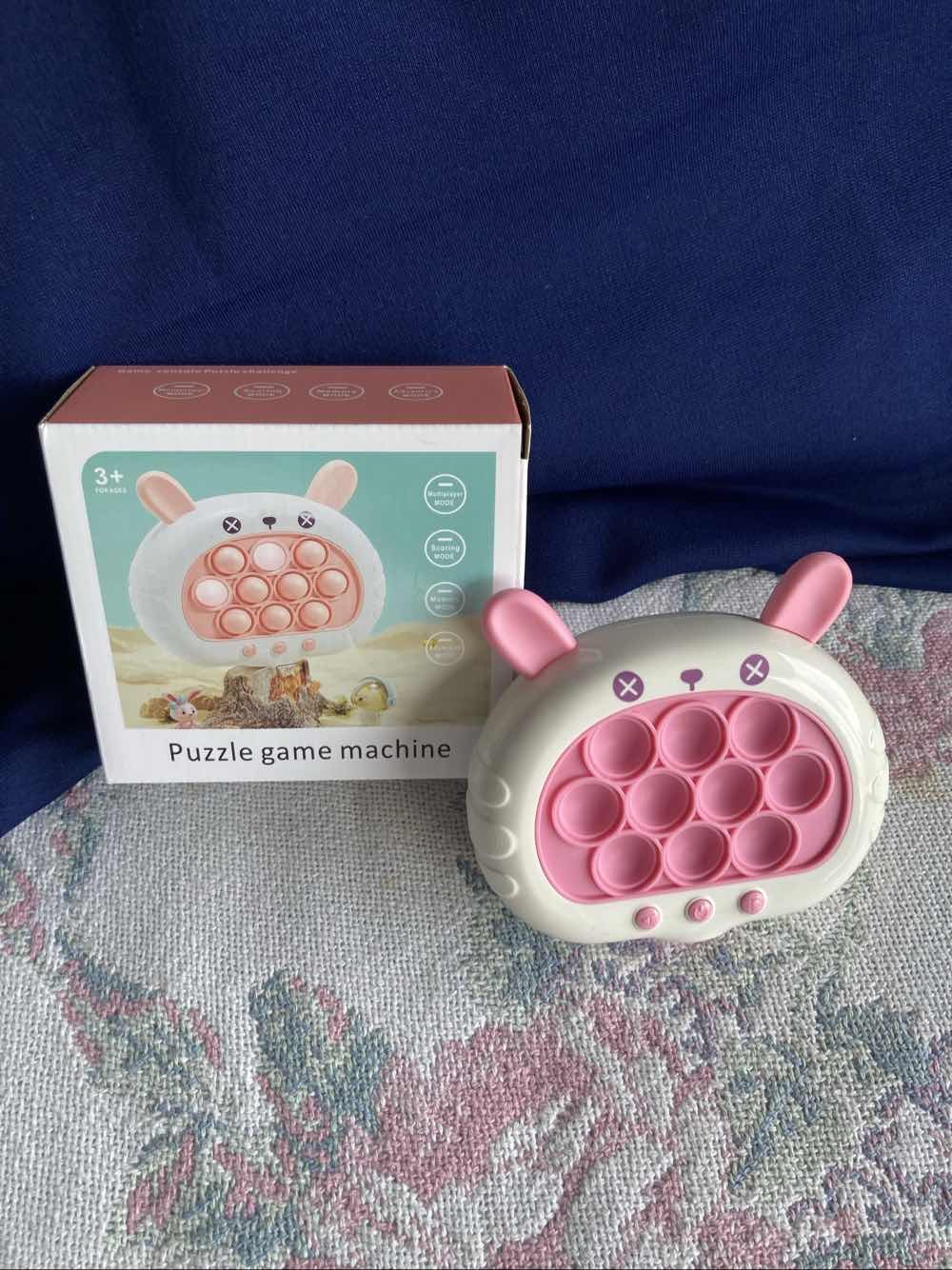 Bunny Quick Push Game Machine Fidget Toy Stress Relief Pop It Puzzle