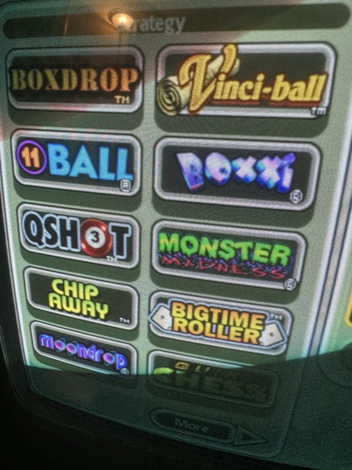 Megatouch Touchscreen Countertop Arcade Gaming Updated Jade Edition