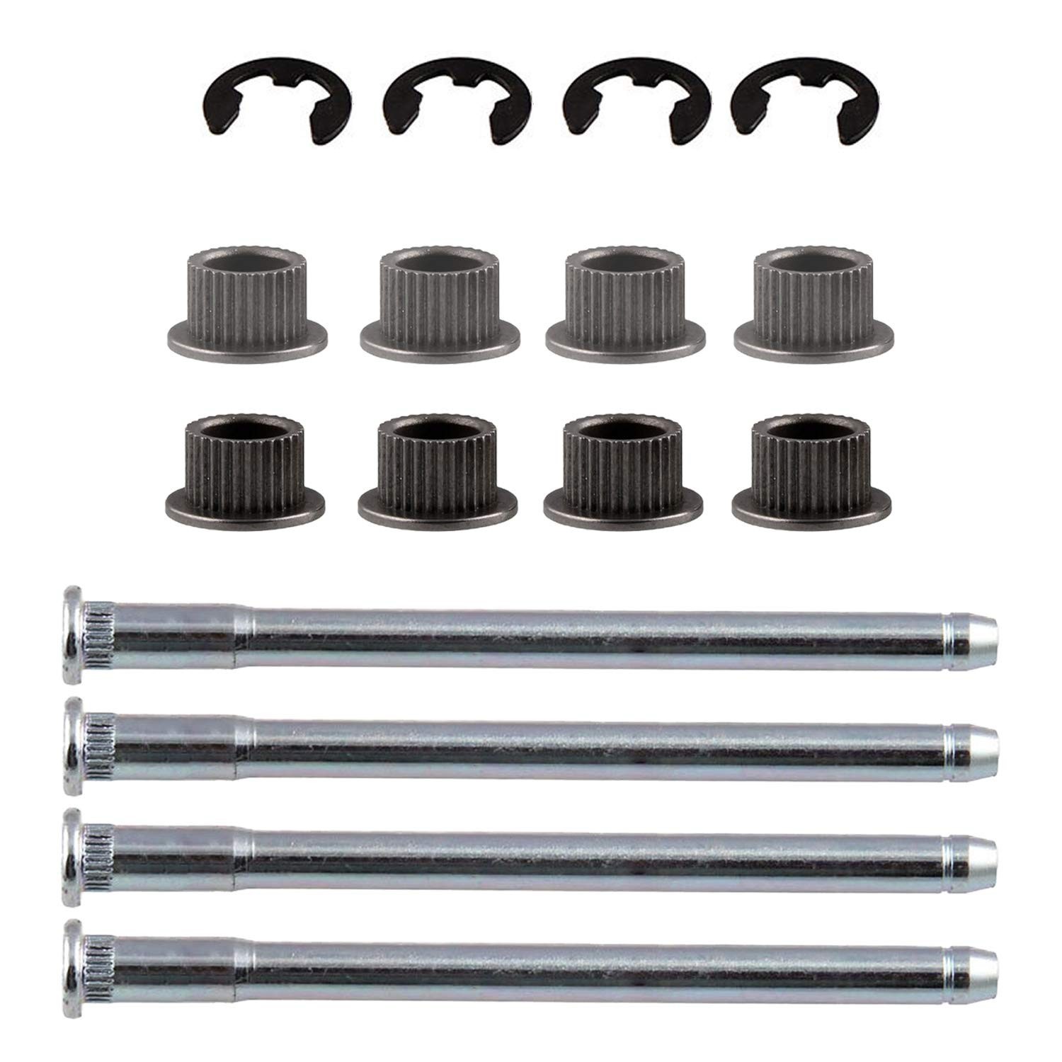 Door Hinge Pin & Bushing Repair Kit – 4 Pins & 2 Bushings for Chevy GMC Trucks 1