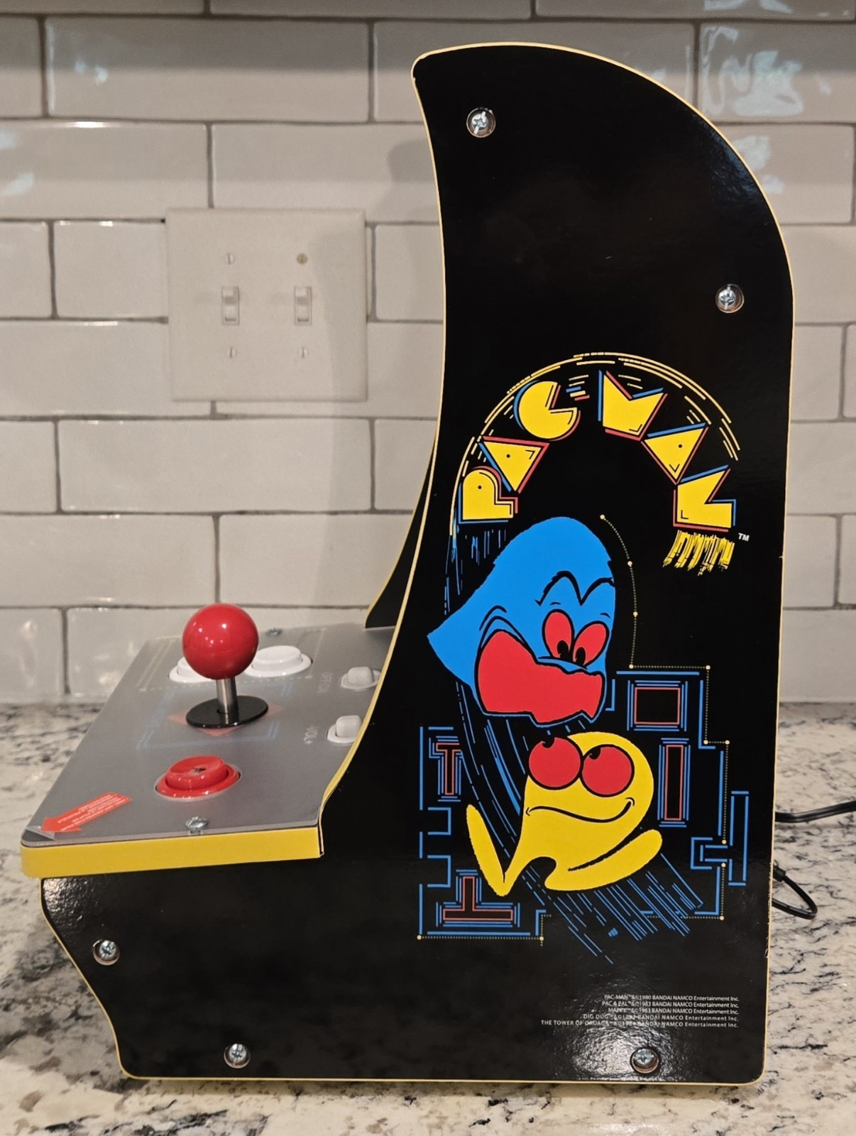 Arcade1Up Pac-Man Countercade New Open Box 5-in-1 Tabletop Tested Pac-C-10178
