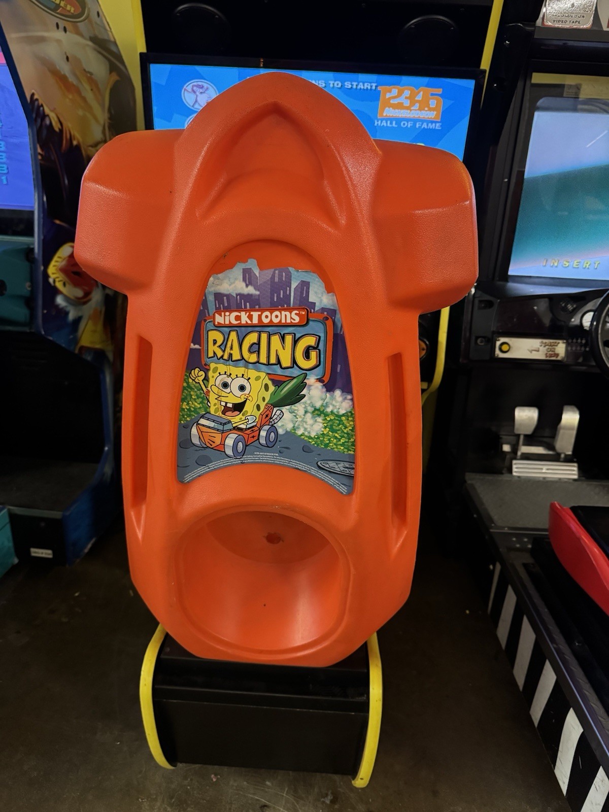 Nicktoons Racing Arcade Machine – 32” LED, Bill & Coin Acceptor – Works 100%!