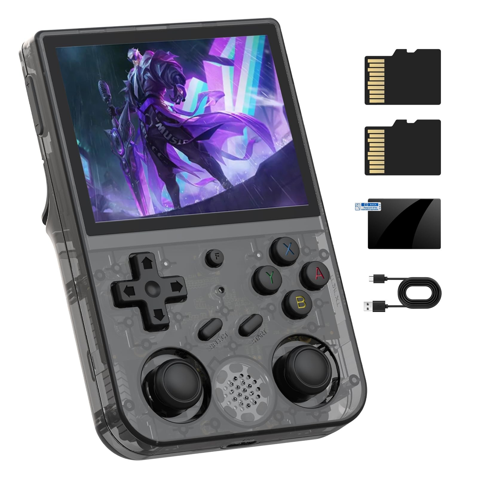 RG353VS Retro Linux System Video Handheld 4.96 inches*3.27 inches*0.83 inches