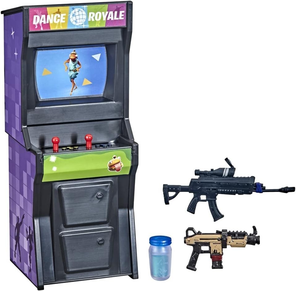 Victory Royale 6-Inch Arcade Toy with Retro Theme – 3 Accessories Included