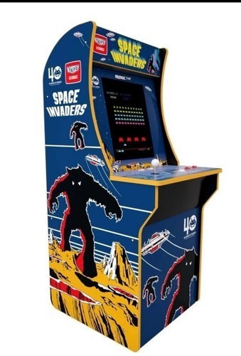 Space Invaders Arcade1up Retro Machine with height Riser – Great Condition