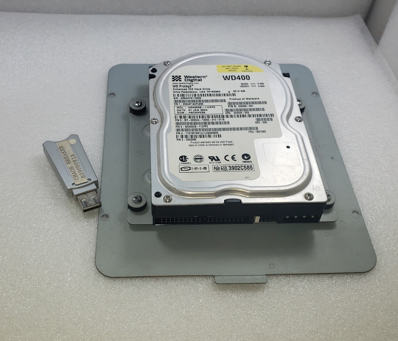 Chaos Breaker HDD & Dongle Kit only Taito Type X Mother Board Arcade Video Game