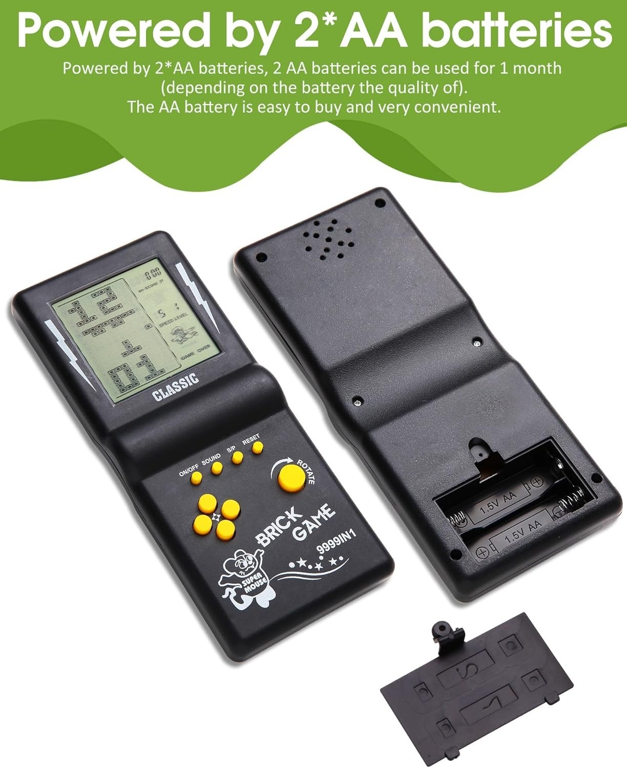 3.5-inch Large Screen Retro Brick Game Console for The 80s/90s