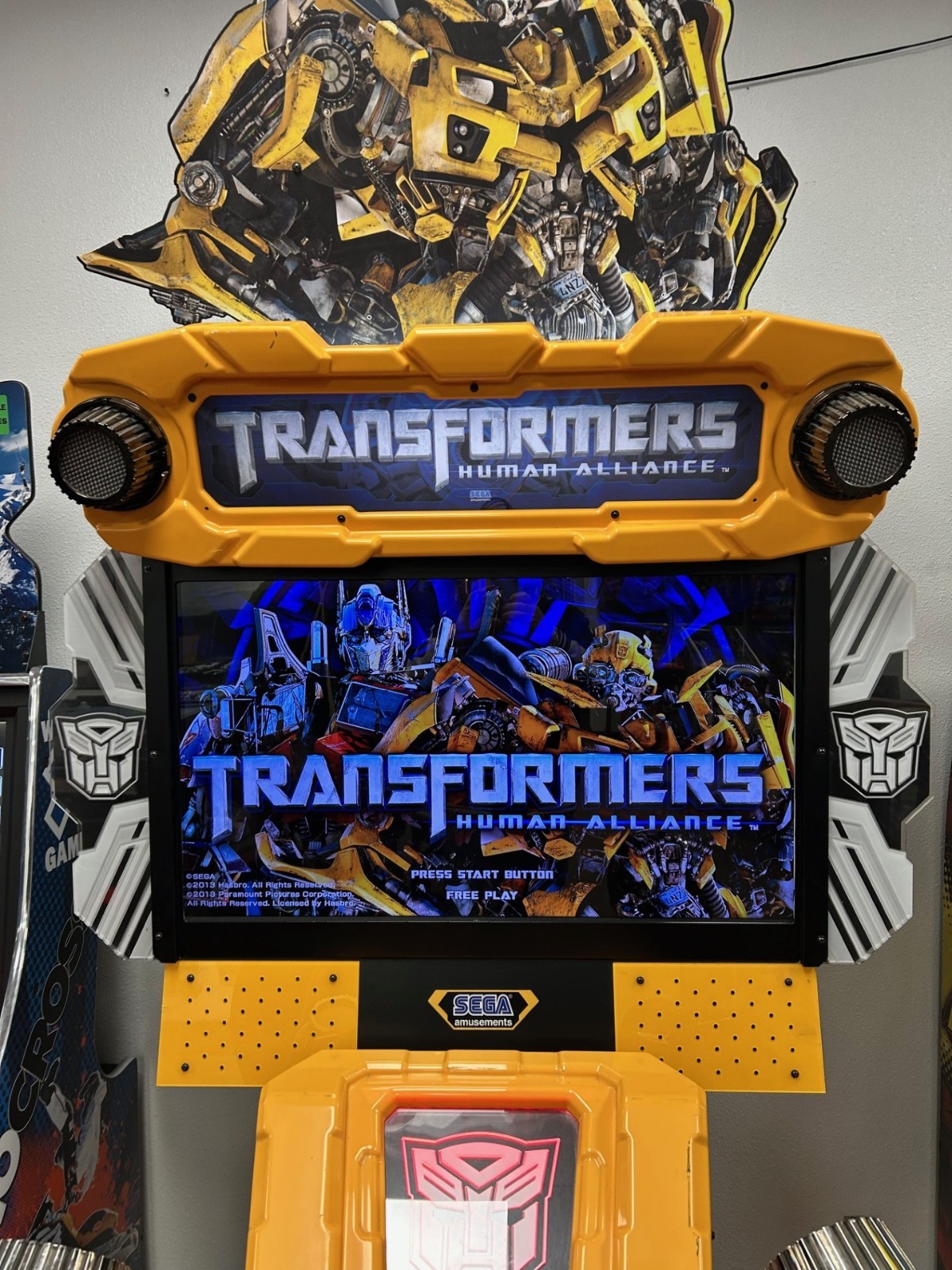 Transformers Arcade Shooting Game by SEGA – 42” HD Gun Action Machine