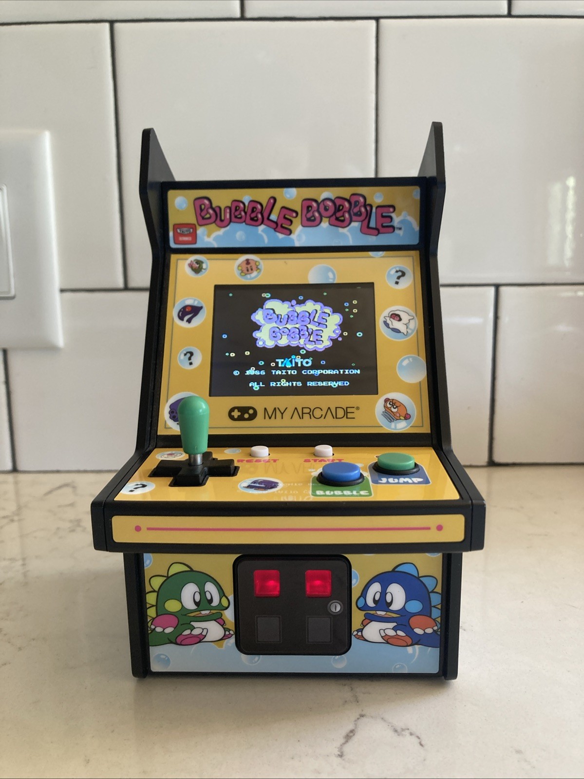 WB My Arcade DGUNL-3241 Bubble Bobble Micro Player Retro Arcade Machine – 6.75″