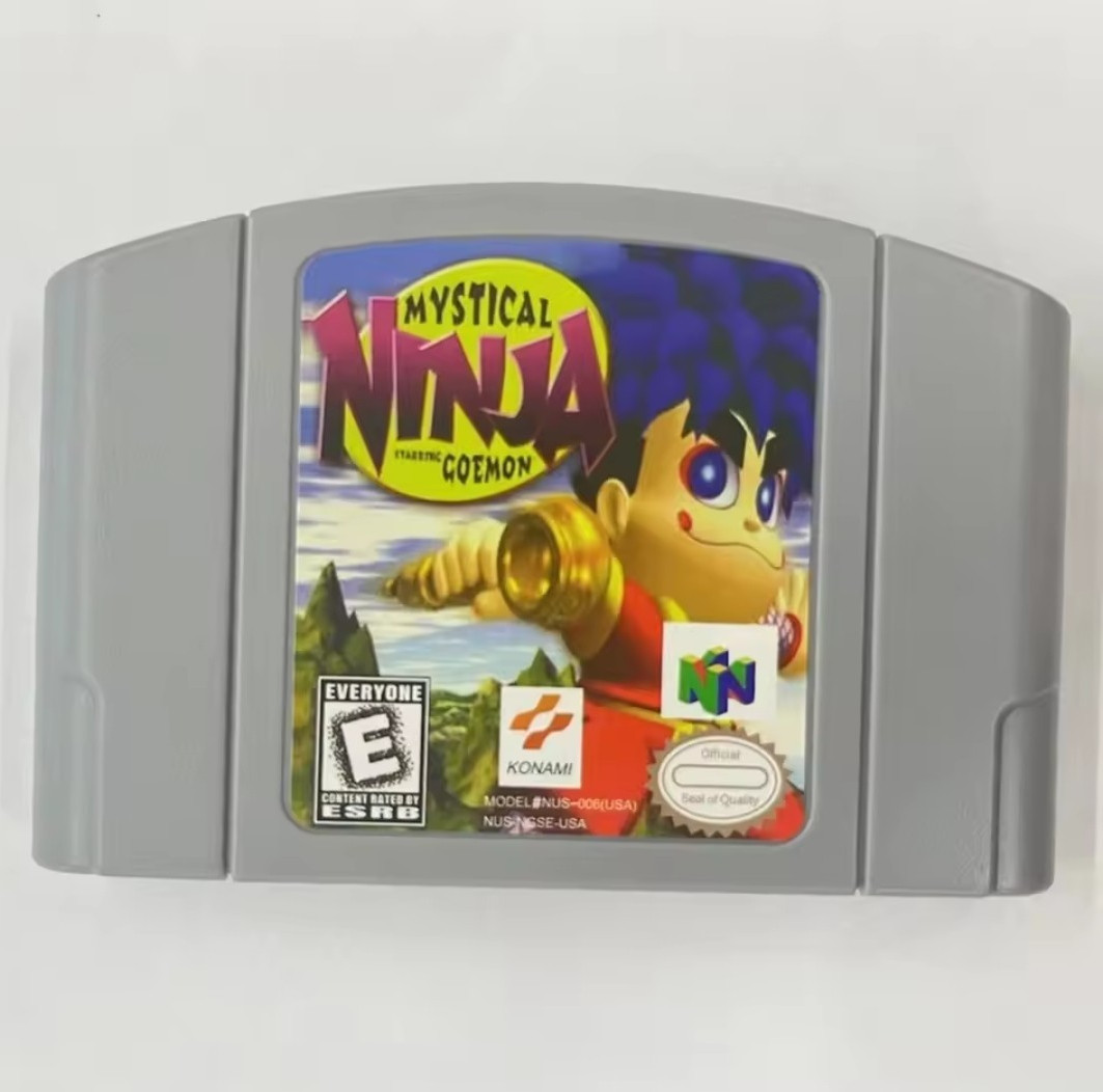 Konami Mystical Ninja Starring Goemon Nintendo 64 N64 Game Cartridge E NTSC