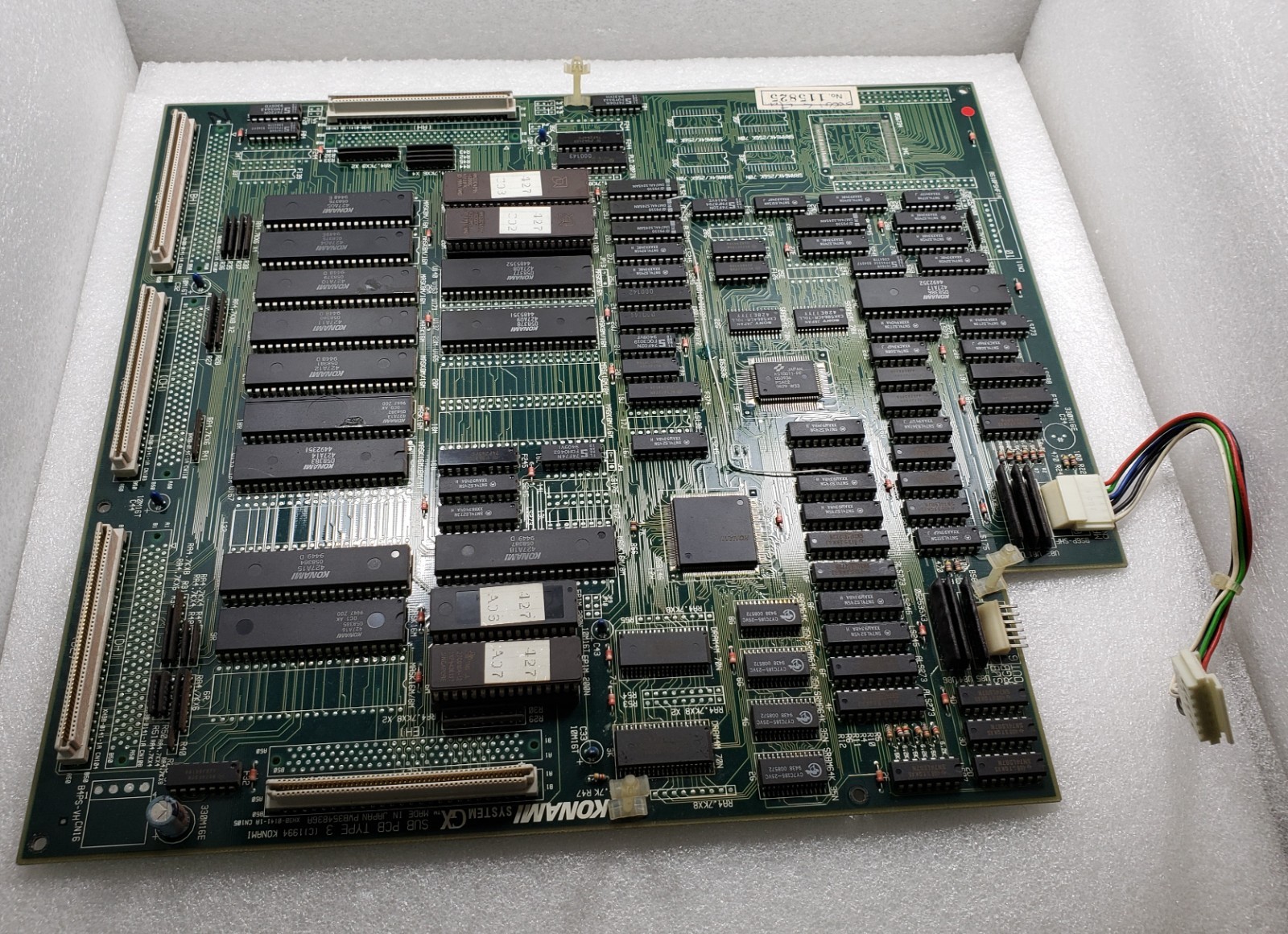 Konami System GX SUB PCB TYPE 3 PWB 354836A Video Arcade Game