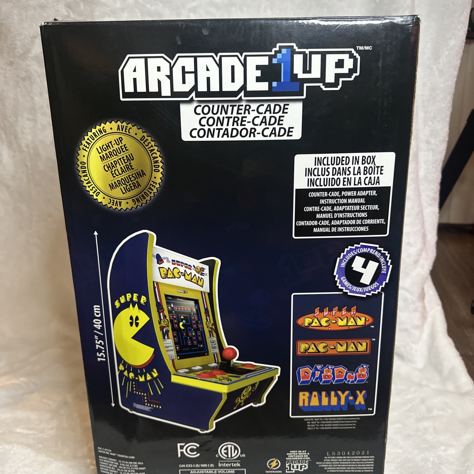 Arcade1up Super Pac-Man Tabletop Arcade Machine Reproduction Collectible