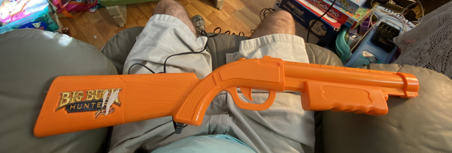 Big Buck Hunter Pro Arcade TV Game Gun Only No Sensor READ
