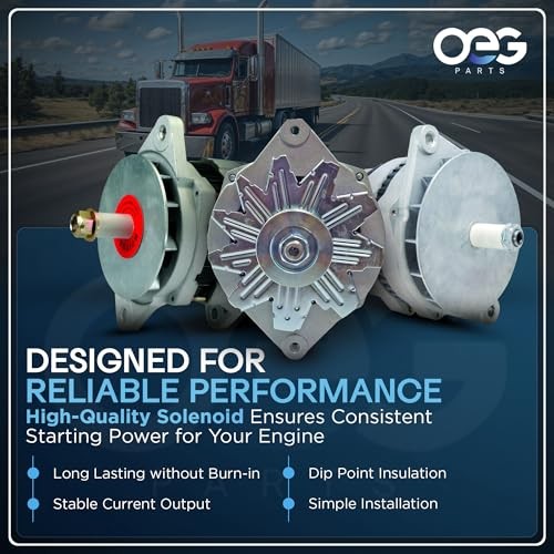 OEG Parts New Alternator Compatible With Isuzu Chevy NPR NQR 4.8L 1998-2002