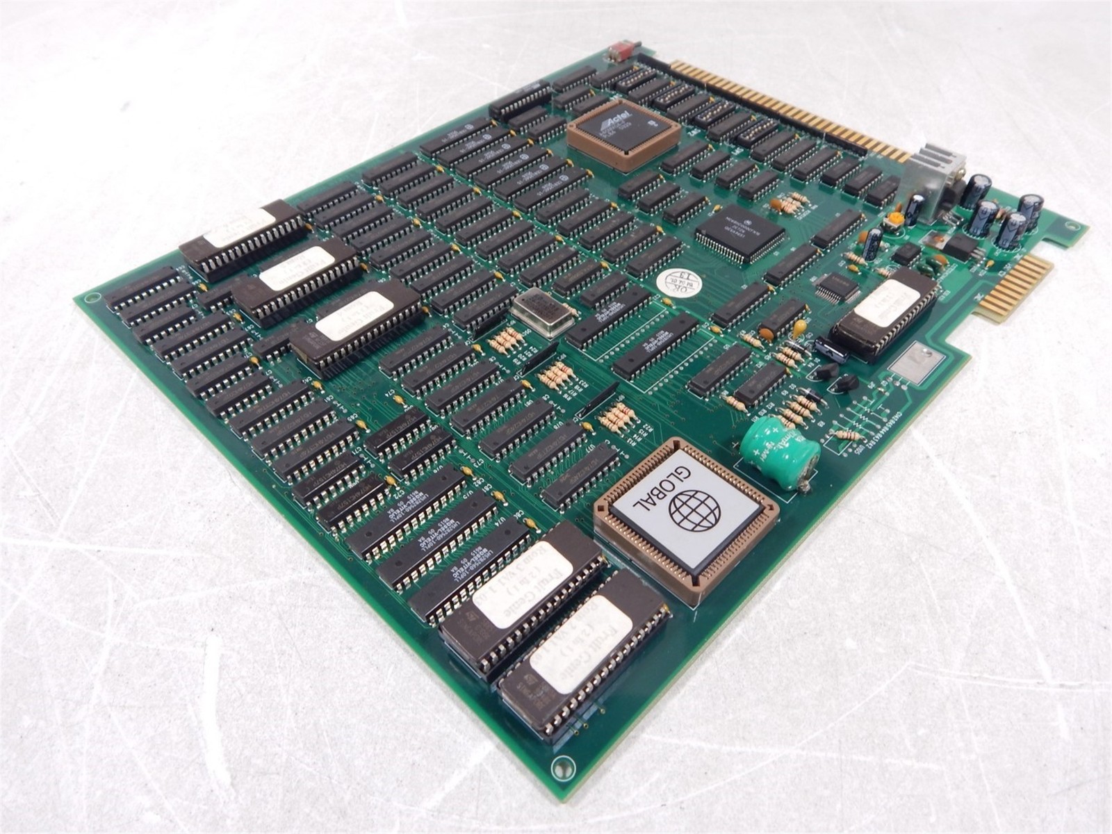 Global Fruit Genie 2 PCB N0-006E Arcade Game Board Battery Corrosion AS-IS