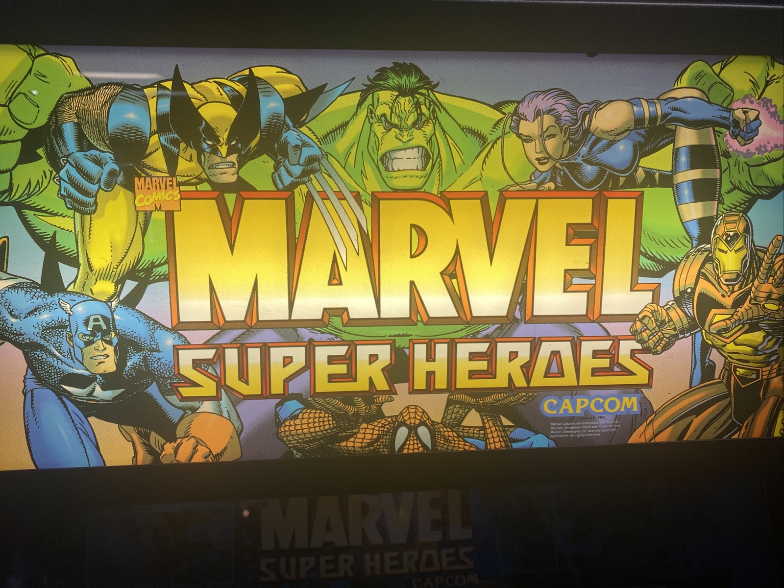 Marvel Super Heroes – Authentic Arcade Machine Working!! —See Details for more!