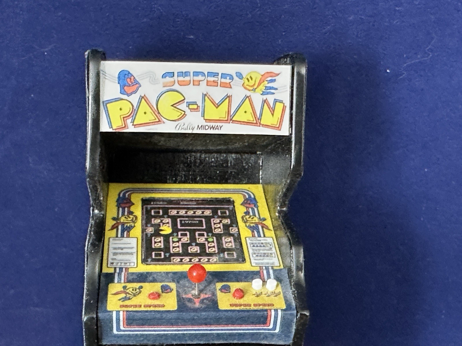 Custom Mini Arcade Machine Model (1:18 Scale): Super PAC Man