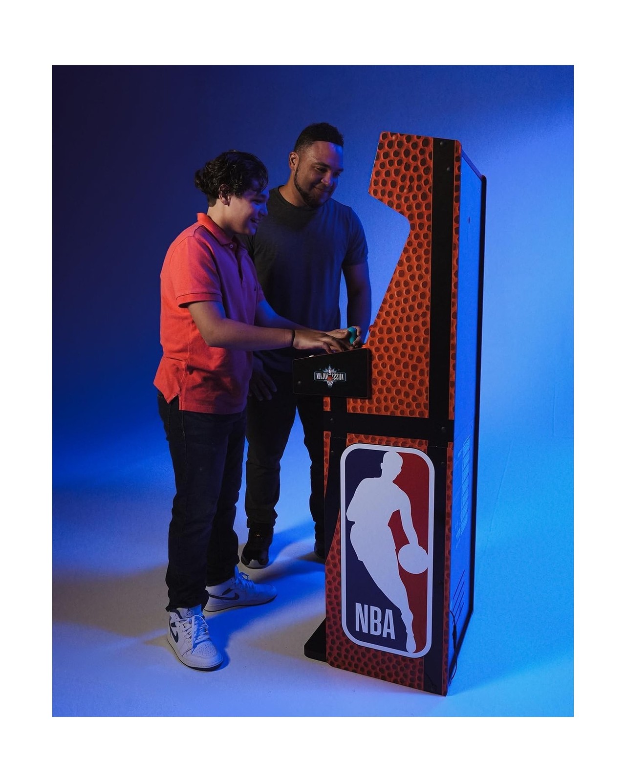 2-Player Basketball Arcade Machine Cabinet w/ 3 Games Wi-Fi Online Multiplayer