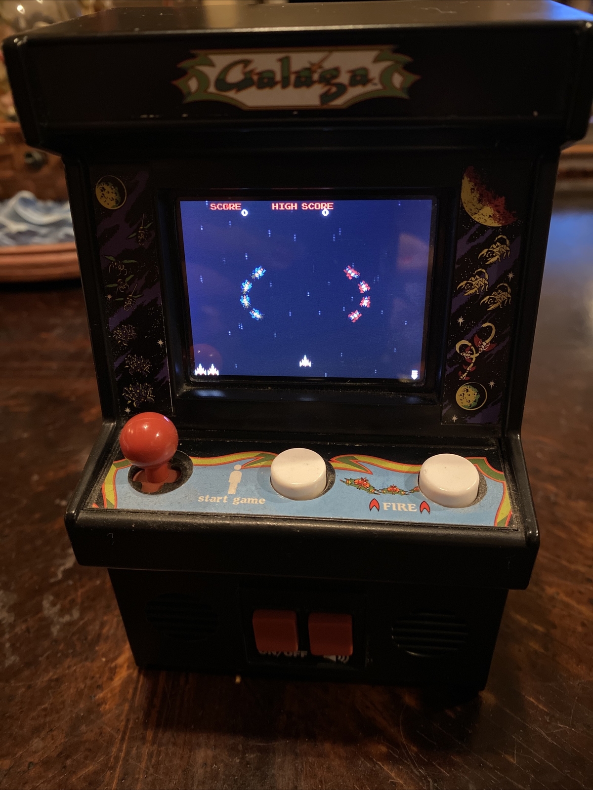 Arcade Classics Galaga Retro Mini Arcade Game 09622 Works
