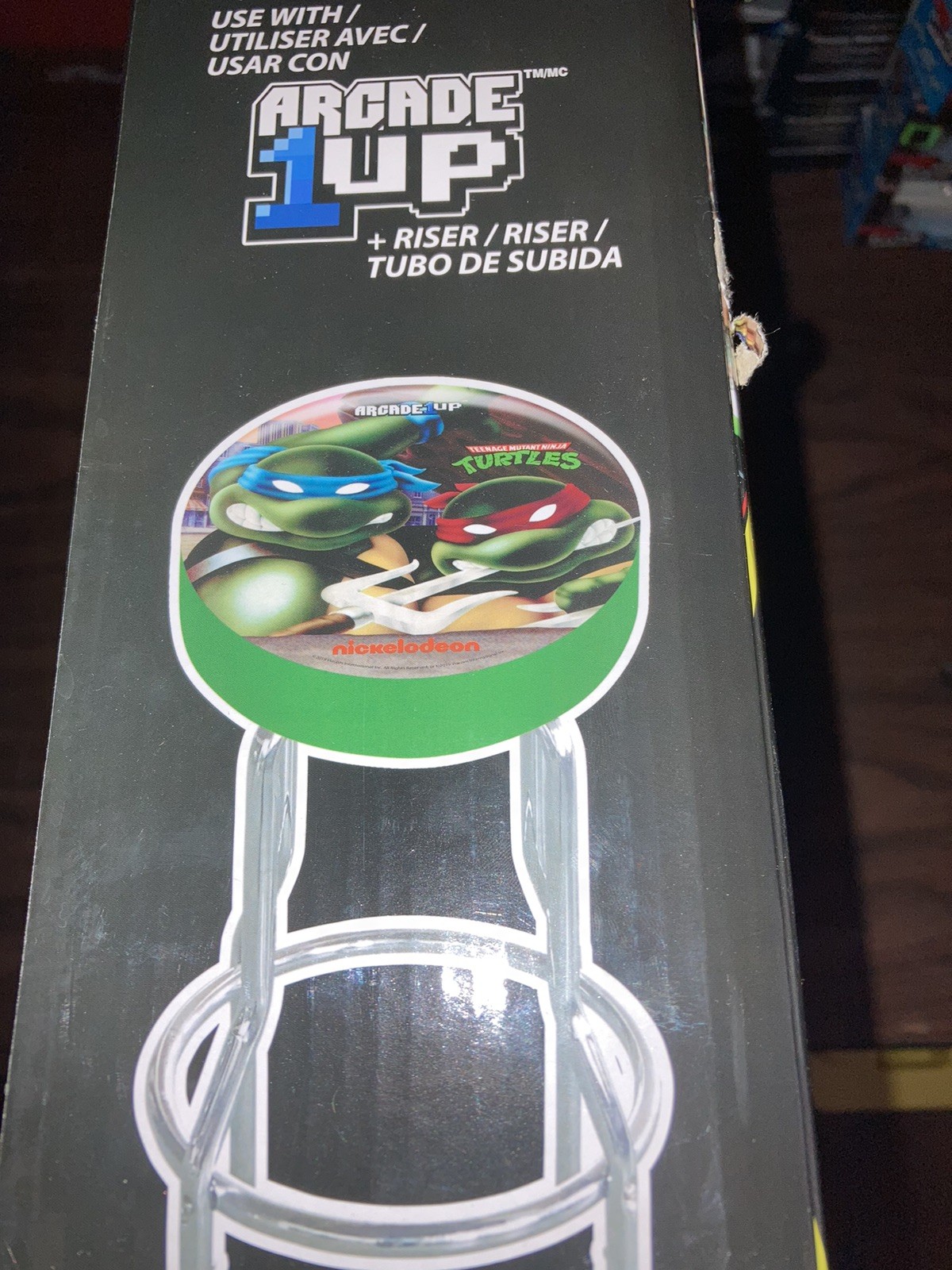 Arcade1UP Teenage Mutant Ninja Turtles TMNT Arcade Stool 🤩UNOPENED! 🐢