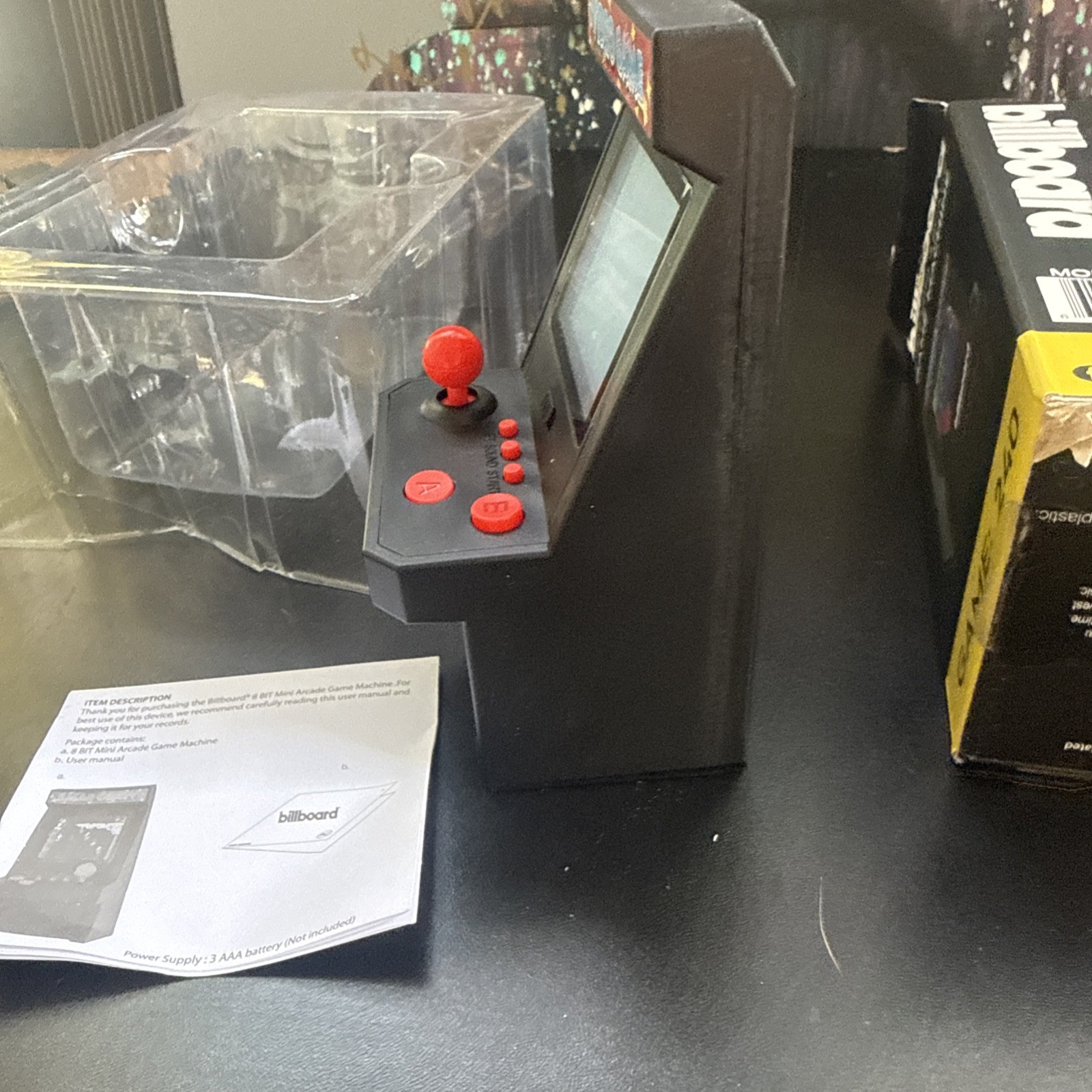 Billboard 8-Bit Mini Arcade Game Machine 240-in-1 with Box