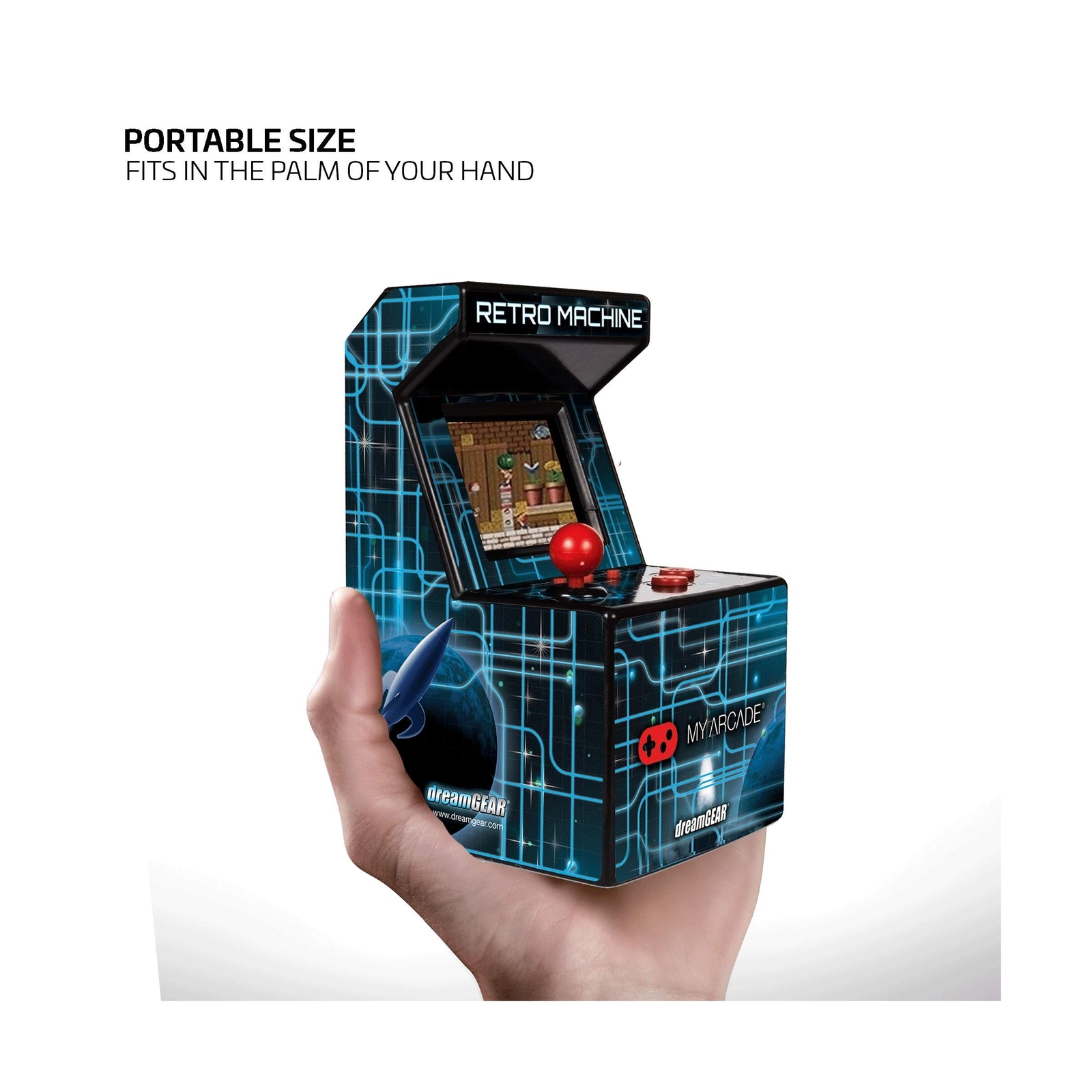 My Arcade Retro Machine Playable Mini Arcade: 200 Retro Style Games Built In,…
